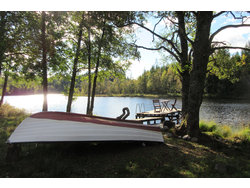 Ferienhaus Haus am See, Boot, Angeln, Kamin in Falkenbergs kommun - 4 Personen, Hund nicht erlaubt