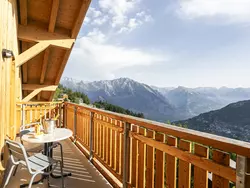 Ferienwohnung T-Resort La Tzoumaz 2p4 vue vallée in Riddes - 4 Personen, Hund erlaubt