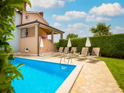 Ferienhaus Cvitan in Općina Tinjan - 5 Personen, Hund nicht erlaubt