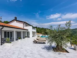 Ferienhaus Villa Bella in Općina Cerovlje - 10 Personen, Hund erlaubt
