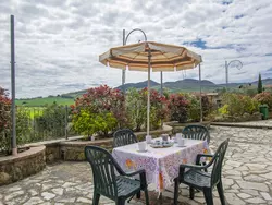 Ferienwohnung Giallo in Lajatico - 4 Personen, Hund erlaubt