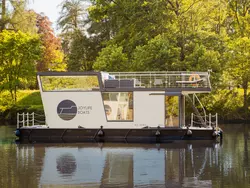 Bild zur gratis inserierten Ferienwohnung Floating Home-Hausboot Saarschleife.