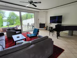 Ferienwohnung Terrassenwohnung am See in Stechlin - 5 Personen, Hund erlaubt