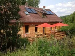 Ferienhaus Urgemütliche Gruppenhütte mit Gartensauna in Clausthal-Zellerfeld - 24 Personen, Hund erlaubt