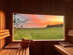 Bild zur gratis inserierten Ferienwohnung Maritime, moderne Ferienwohnung mit Gartensauna.