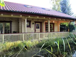 Bild zur gratis inserierten Ferienwohnung Gemütliches Blockhaus in Waldrandlage mit Sauna.