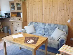 Ferienhaus Holz-Bungalow mit Terrasse in Borkheide - 3 Personen, Hund nicht erlaubt
