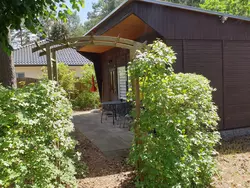 Ferienwohnung Holz-Bungalow mit Terrasse in Borkheide - 3 Personen, Hund nicht erlaubt