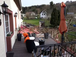 Bild zur gratis inserierten Ferienwohnung Appartement in Berlingen mit Garten und Terrasse.