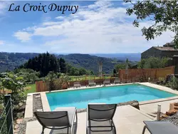 Ferienhaus Haus "La Croix Dupuy" mit privatem Pool in Chassiers - 7 Personen, Hund erlaubt