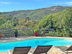 Ferienhaus Schöne Villa mit innovativer Architektur in einem grünen Nest im Herzen des Mas in Le Plan-de-la-Tour - 6 Personen, Hund erlaubt