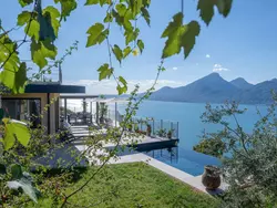 Ferienhaus Alleinstehende Villa mit Pool und Traumaussicht in Brenzone sul Garda - 8 Personen, Hund nicht erlaubt