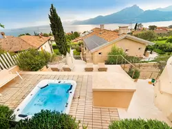 Bild zur gratis inserierten Ferienwohnung Flacher Sonnenuntergang.