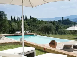 Bild zur gratis inserierten Ferienwohnung Luxuriöse Villa mit privatem Pool in der Nähe von Firenze.