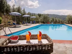 Bild zur gratis inserierten Ferienwohnung Villa mit privatem Pool in der Nähe von Cortona.