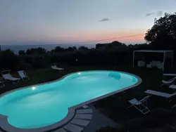 Ferienhaus Villa im Grünen mit Schwimmbad und Meerblick in Ricadi - 4 Personen, Hund nicht erlaubt
