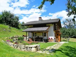 Ferienhaus Romantisches Chalet in den Wiesen der Dolomiten in Mezzano - 5 Personen, Hund erlaubt