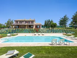 Ferienhaus Villa i Gelsi Marche Urlaub, privater Pool in Orciano di Pesaro - 14 Personen, Hund erlaubt