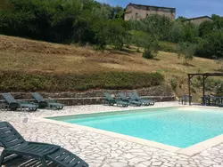 Bild zur gratis inserierten Ferienwohnung Villa 'Villa Salicone' mit privatem Pool.