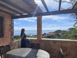 Bild zur gratis inserierten Ferienwohnung Casa Corallina Meerblick 300m vom Strand entfernt.