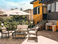 Bild zur gratis inserierten Ferienwohnung La Sciara Ätna Ferienhaus mit Garten.