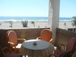 Bild zur gratis inserierten Ferienwohnung Appartement in Torrox Costa mit Großem gemeinsamem Pool und Meerblick.