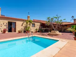 Ferienhaus Kanarische Finca mit Pool und herrlicher Aussicht in Vega de San Mateo - 3 Personen, Hund nicht erlaubt