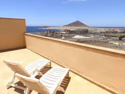 Bild zur gratis inserierten Ferienwohnung Wohnung mit Terrasse und Blick in el Medano.