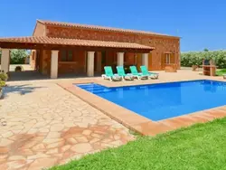 Ferienhaus Poolfinca Can Acebal in Campos (Migjorn) - 8 Personen, Hund erlaubt