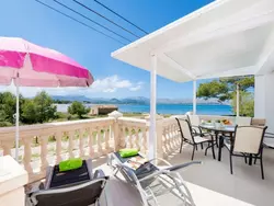 Ferienwohnung Schöne kürzlich renovierte Wohnung mit Klimaanlage und Meerblick in Barcarés in Alcúdia (Raiguer) - 6 Personen, Hund nicht erlaubt