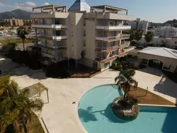 Bild zur gratis inserierten Ferienwohnung Appartement in Roses mit Grill, gemeinschaftlichem Pool und Terrasse.