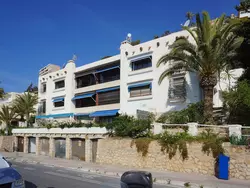 Bild zur gratis inserierten Ferienwohnung Fewo Casa Blanca 1 mit Blick auf das Wasser.