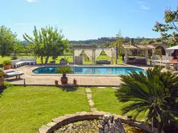 Ferienhaus Gemütliches Landhaus mit Panoramablick, Pool und Whirlpool in Selva (Raiguer) - 6 Personen, Hund erlaubt