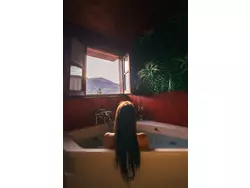 Ferienhaus Berghütte mit Terrasse, Kamin und Jacuzzi in Teverga (Asturien) - 2 Personen, Hund erlaubt