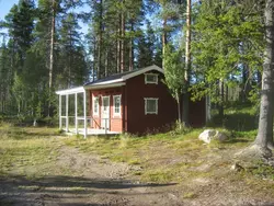 Ferienhaus Schwedisches Holzhaus mit Grill und Terrasse in Arvidsjaurs kommun - 5 Personen, Hund erlaubt