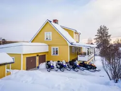 Bild zur gratis inserierten Ferienwohnung Gemütliches Ferienhaus in der Wildnis Lapplands.