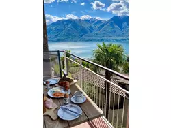 Bild zur gratis inserierten Ferienwohnung Panoramawohnung Orselina Locarno.