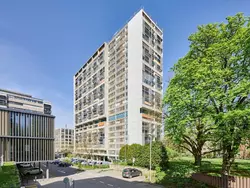 Bild zur gratis inserierten Ferienwohnung Hochhaus Fellergut - Stiftung Ferien im Baudenkmal.