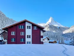 Bild zur gratis inserierten Ferienwohnung Studio mit traumhaftem Blick auf das Matterhorn.
