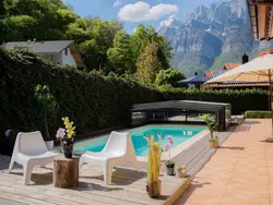 Bild zur gratis inserierten Ferienwohnung Amazing Chalet | Heidiland | Pool & Sauna.