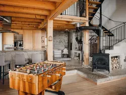 Bild zur gratis inserierten Ferienwohnung Wohnung in altem, renoviertem Bauernhaus.