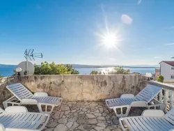 Bild zur gratis inserierten Ferienwohnung Appartement mit privater Terrasse und Meerblick.