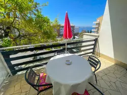 Bild zur gratis inserierten Ferienwohnung Appartement in Crikvenica mit Möbliertem Balkon.