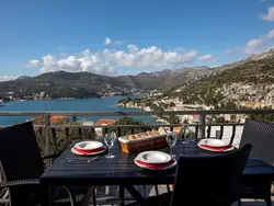 Bild zur gratis inserierten Ferienwohnung Mélanie Penthouse in einer Villa direkt am Strand.