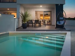 Bild zur gratis inserierten Ferienwohnung Schöne Villa Sibinium mit Pool in der Nähe des Strandes.