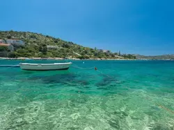 Bild zur gratis inserierten Ferienwohnung in Dvornica mit Gepflegtem Garten.