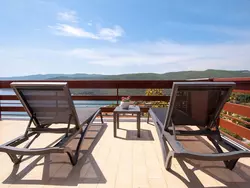 Bild zur gratis inserierten Ferienwohnung Wohnung "Olia Blue" mit Balkon.