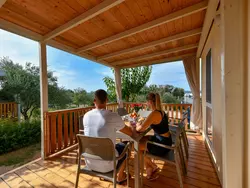 Bild zur gratis inserierten Ferienwohnung Mobilheim direkt am Strand.