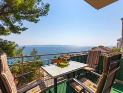 Bild zur gratis inserierten Ferienwohnung "Barbara" mit Blick auf das Wasser.