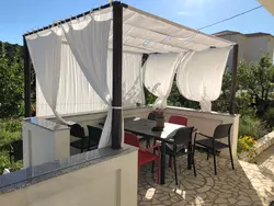 Bild zur gratis inserierten Ferienwohnung Erdgeschosswohnung mit Terrasse für sechs Personen.